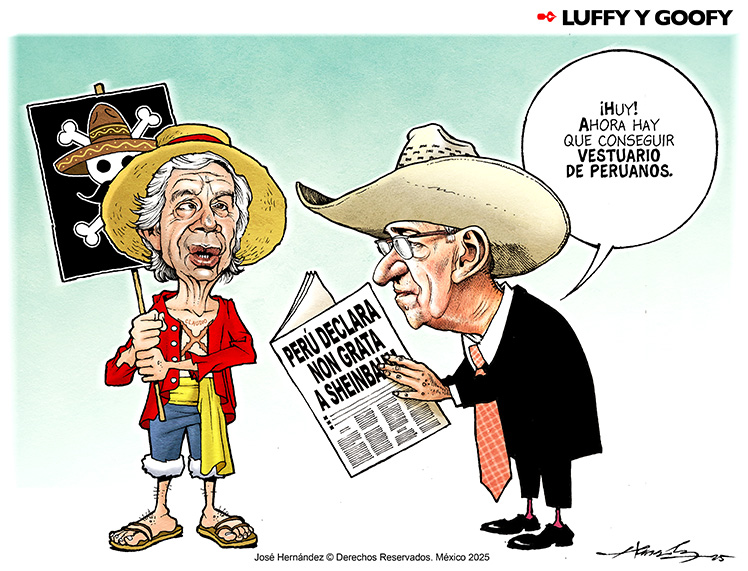 Luffy y Goofy